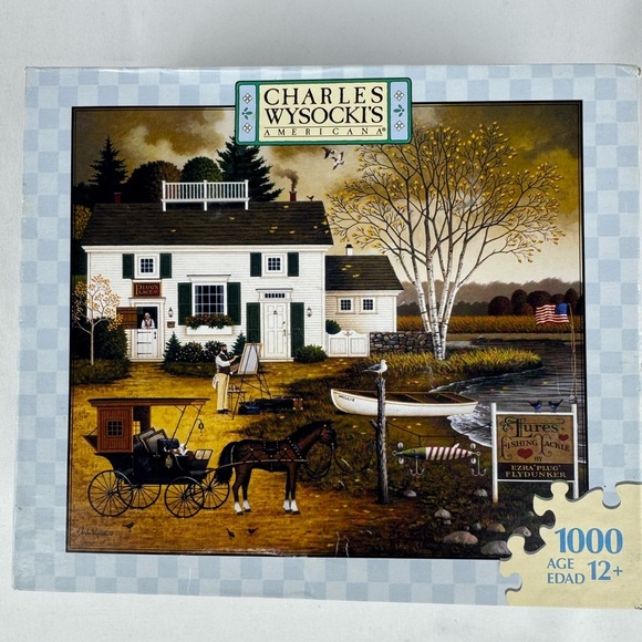 Milton Bradley Other - Milton Bradley Puzzles Charles Wysocki’s Americana 1000 Piece Puzzle